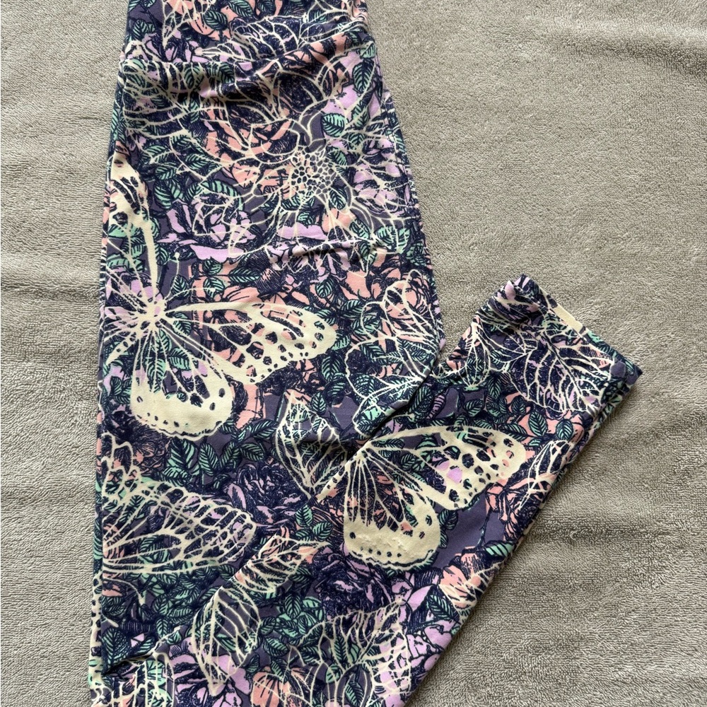 Butterfly lularoe leggings OS